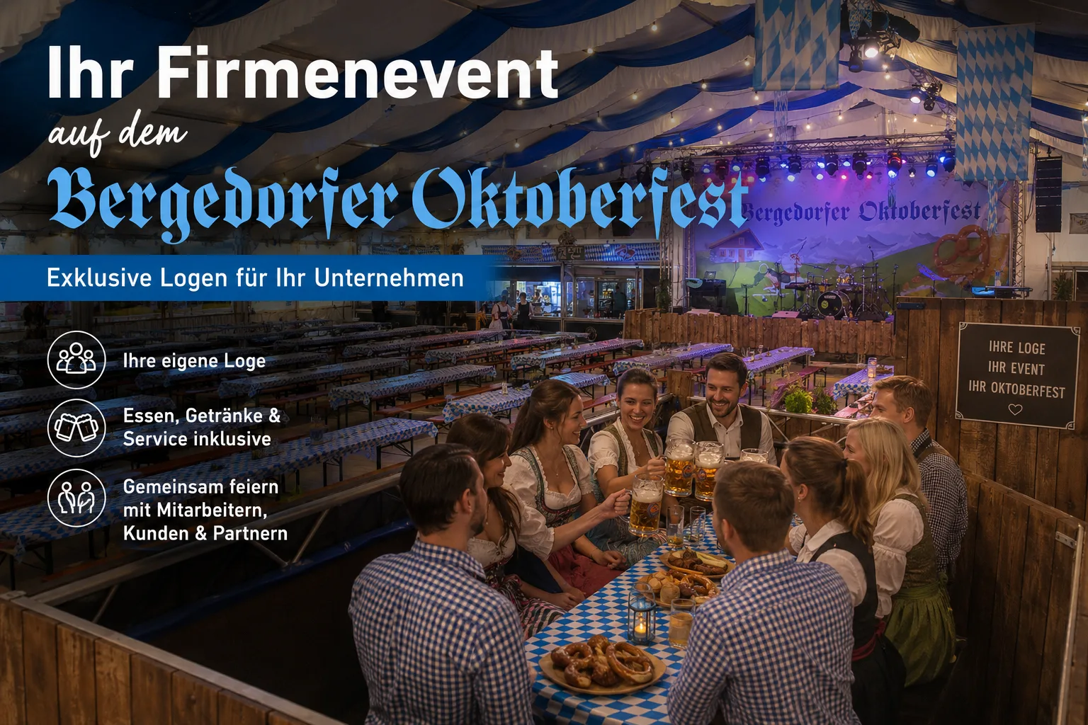 Firmenevent auf dem Bergedorfer Oktoberfest